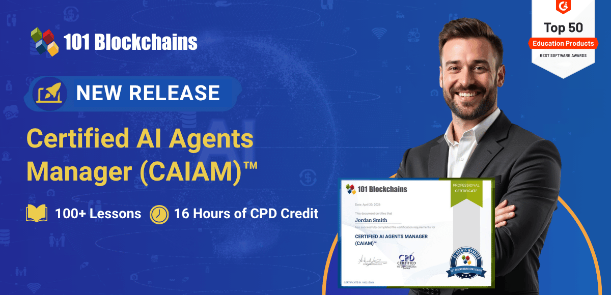 Pranešimas – išleistas sertifikuotų dirbtinio intelekto agentų vadovo (CAIAM)™ sertifikatas